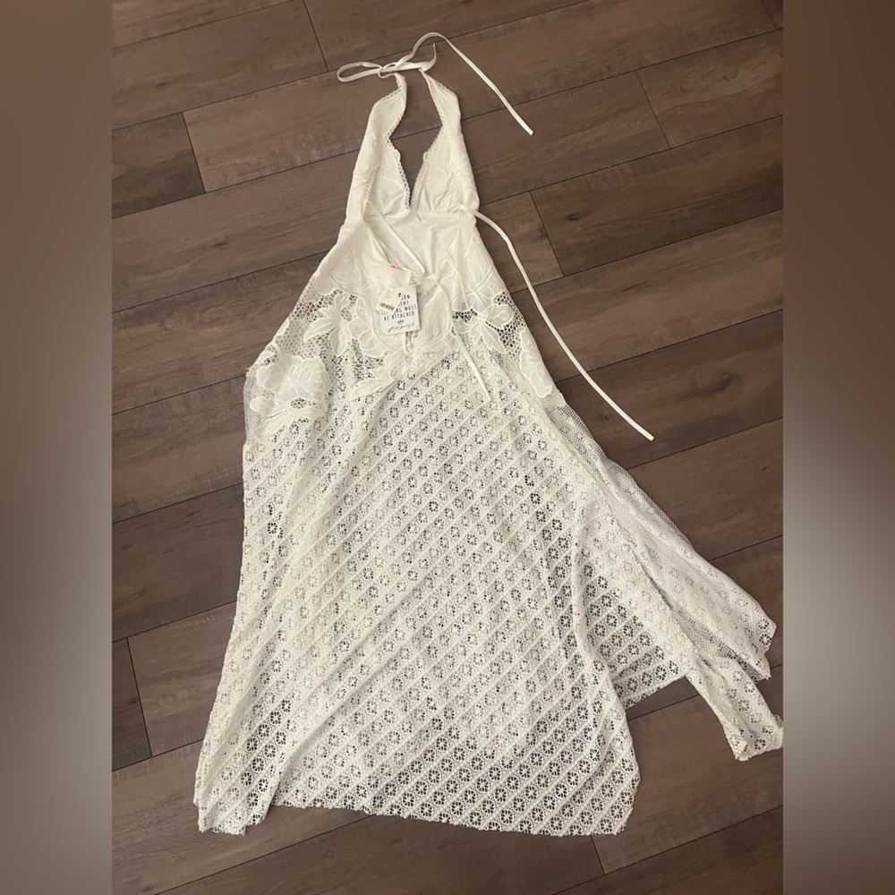 Free People Celeste White Lace Maxi Dress - Picture 3 of 8